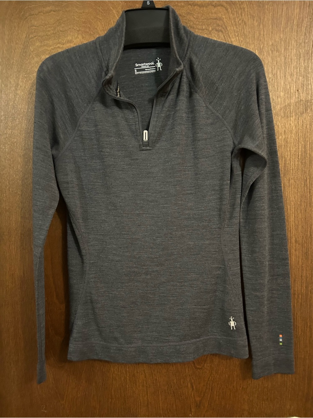 Smartwool Women’s Charcoal Quarter-Zip Merino Sweater